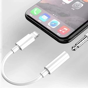 PrimeX JH-002 Lightnıng To 3.5mm Jack Dönüştürücü, İphone Aux Kulaklık Çevirici, Lıghtnıng Kulaklık Çevirici