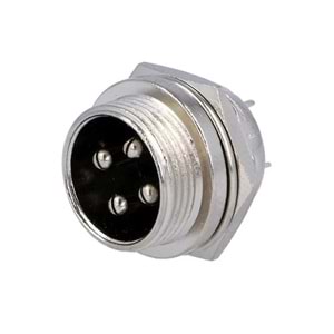 NBTech NB-GX16 UPTECH 4 Pin Erkek Mikrofon Şase Fiş, GX-16 4 Pin Mike Konnektör Erkek