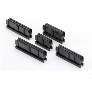 NBTech 20 PİN IDE lehim Soket konnektör, 1.27MM pitch FC-6/8/10/16/20/40 PIN dişi başlık IDC soketli konnektör için 0.635MM düz şerit kablo tel 6p 10p 20p 40 p