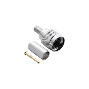 NBTech NB-UHF110 UPTECH UHF110 UHF Mini Erkek Sıkmalı Konnektör, RG58 Konnektör