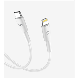 LinkTech K603 Safe Fast 1m 20W Type-C Lightning PD Şarj Kablosu