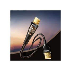 LinkTech K671 USB to Type-C 20W 3A 1.3m Örgü Şarj Kablosu