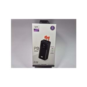Linktech LC33 Strong 30000 mAh 22.5W Dijital Göstergeli Powerbank