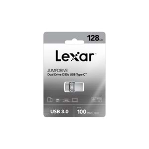 Lexar 128GB USB 3.0 Jumpdrive Type-C Flash Bellek LJDD35C128G