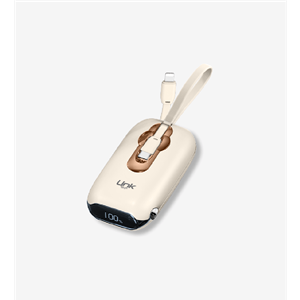 LinkTech MP09 9600 Mah Type-C / Lightning Kablolu 22.5W Powerbank Pd3.0 Gold