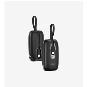 LinkTech MP09 9600 Mah Type-C / Lightning Kablolu 22.5W Powerbank Pd3.0 Siyah