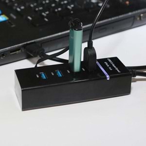 NBTech NB-4360 4 Port USB 3.0 Hub Switch Çoklayıcı ve Adaptör