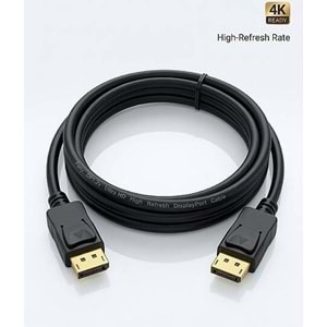 NBTech NB-3810 10 Metre DisplayPort 1.2 Kablo 4K 60Hz 1080p 240Hz Altın Uçlu
