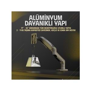 NB North Bayou NB-F80 1 Adet Monitör Takılabilen 17