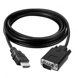 NBTech NB-HVS40 HDMI to VGA 1.8m Sessiz Çevirici Kablo