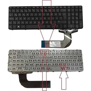 RETRO NBKL105 Hp 15-n000 uyumlu Siyah Türkçe Q Notebook Klavyesi