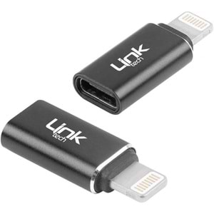 LinkTech O190 Type-C to Lightning Dönüştürücü Siyah