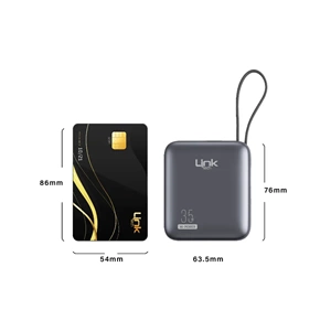 LinkTech PD35 Süper Hızlı Şarj 35W Turbo Destekli 10.000 mAh Powerbank, Turbo Şarj Powerbank