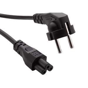 NBTech NB-NB15 Gabble 1.5 Metre Notebook Adaptör Kablosu, 1.mm 1.5 Metre Yonca Kablo, Power Kablo
