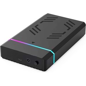 NBTech NB-3436 RGB 2.5” 3.5” SATA III USB 3.0 Harddisk Kutusu 5Gbps HDD SSD Disk Kutusu