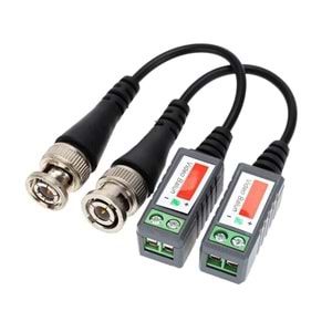 NBTech NB-1178 Cctv Kamera Balunu, 1 Kanal Pasif Video Alıcı Verici, Video Balun, Güvenlik Kamera Video Balun