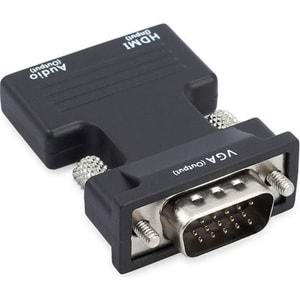 NBTech NB-1245S HDMI to VGA Ses Destekli Dönüştürücü Adaptör