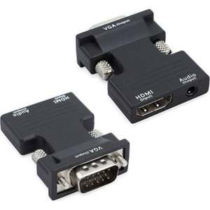 NBTech NB-1245S HDMI to VGA Ses Destekli Dönüştürücü Adaptör