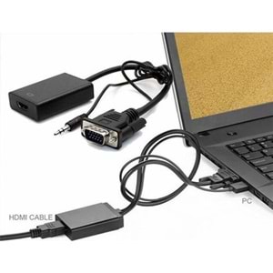NBTech NB-1250 Vga To Hdmi FullHD Görüntü Çevirici Aparat