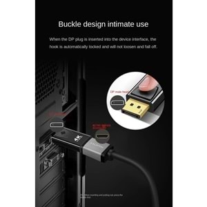 NBTech NB-1325-4K Display Port to HDMI Dönüştürücü, DP to 4K Hdmi Çevirici