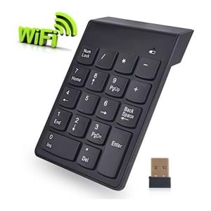NBTech NB-1510K Siyah Usb Kablosuz Numerik Klavye Keypad