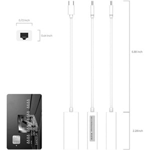 NBTech NB-2131 Type-C USB RJ45 Ethernet 10/100 Çevirici Adaptör Win10/Mac/Linux (Tak Çalıştır)