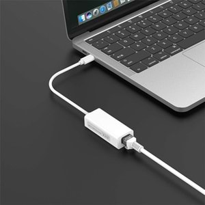 NBTech NB-2131 Type-C USB RJ45 Ethernet 10/100 Çevirici Adaptör Win10/Mac/Linux (Tak Çalıştır)