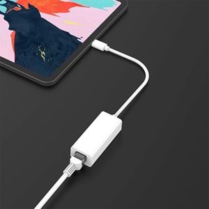 NBTech NB-2131 Type-C USB RJ45 Ethernet 10/100 Çevirici Adaptör Win10/Mac/Linux (Tak Çalıştır)