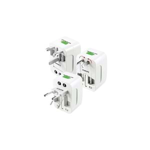 NBTech NB-246 Universal Priz Çevirici, Uluslararası Priz Fiş Çevirici, Çoklu Priz Çevirici (Türk-Ulusal, Ulusal-Türk Çift Yönlü Çevirici)