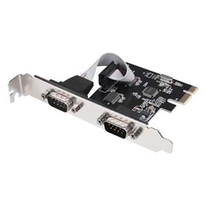 NBTech NB-3240 PCI Express X1 to Rs232 2 Port Kart, Pcı Ex Seri Kart, PCI Com Kart