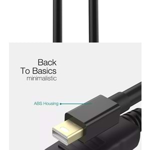 NBTech NB-4315 Mini Display to Display Kablo 1.8 Metre 4K Görüntü Kablosu