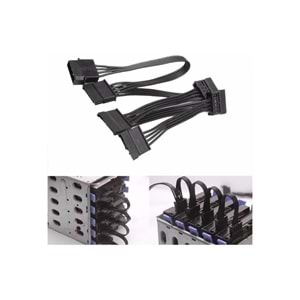 NBTech NB-4355 Molex To Sata x5 ORJ. PSU Sata Çevirici Kablo