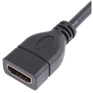 NBTech NB-4684 Hdmi Dişi Erkek Uzatma, 15cm 90 Derece HDMI Uzatma Kablosu HDMI Uzatma, L Tip HDMI Uzatma 15cm