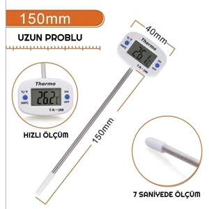 NBTech NB-60 Digital Mutfak Termometresi, Dijital Termometre, Çok Amaçlı Dijital Termometre