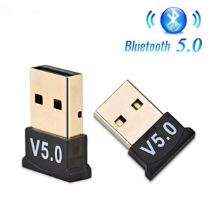 NBTech NB-AC-BTU50 Bluetooth 5.0 Alıcı, Mini Dongle Usb Alıcı, Bluetooth 5.0 Adaptör, USB Bluetooth 5.0, Win10 Tak Çalıştır, Çoklu Cihaz Bağlama