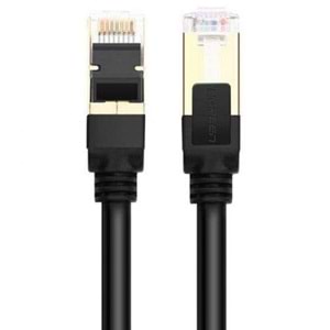 PrimeX PX-CAT710M Altın Uçlu Siyah Cat7 Ethernet Kablo 10 Metre Gigabit