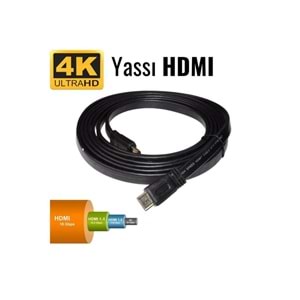 NBTech NB-HDR20 3D/4K/2K Full HD 1.4V Yassı HDMI Kablo 20 Metre