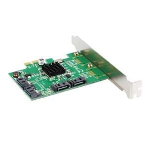 NBTech NB-SATA4 PCI Express 4 Port Sata3 Kart, PCI X4 , PCI Express X16 Sata Çoklayıcı Kart (X4 ve X16 Ekran Kartı Slotunda Çalışır)