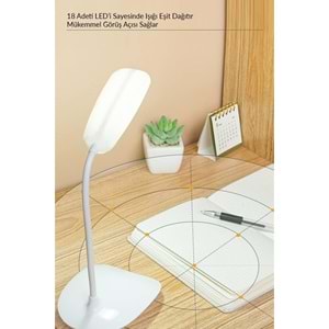 NBTech NB-YHD12 Masa Tutkaçlı Dokunmatik Kitap okuma Masa Lambası (3 Kademe led)