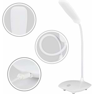 NBTech NB-YHD12 Masa Tutkaçlı Dokunmatik Kitap okuma Masa Lambası (3 Kademe led)