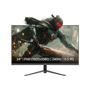 JAMES DONKEY RION R40 24’’ 240Hz GAMING MONITOR, Fhd Va Panel Gaming Monitör (Sıfır Ölü Piksel Garantili)