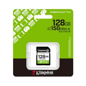 Kingston Canvas Select Plus 128GB Class 10 UHS-I U1 A1 V10 Hafıza Kartı