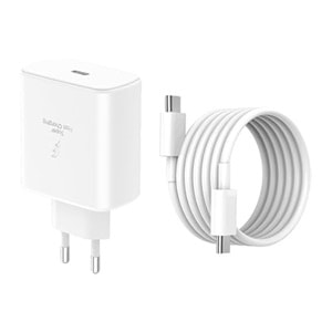 SUOMI Type-C Hızlı Şarj Adaptörü 45W Beyaz