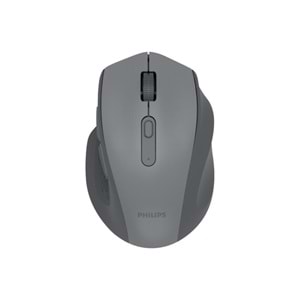 Philips SPK7547G Dual Mode Bluetooth + 2.4GHz 4000 DPI Sessiz Ergonomik Kablosuz Mouse Gri