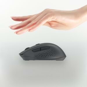 Philips SPK7547G Dual Mode Bluetooth + 2.4GHz 4000 DPI Sessiz Ergonomik Kablosuz Mouse Gri