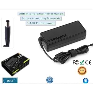 Sprange SRL6 90W 19.5V 4.62A 7.4*5.0mm DELL Notebook Standart Şarj Adaptör