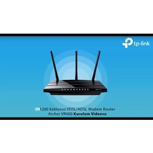 TP-Link Archer VR400 1200Mbps Gigabit VDSL/ADSL2+ Modem