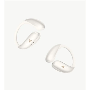 LinkTech X166 Cream Açık Kulak Tasarım AI Dijital Ekranlı Bluetooth 6.0 Kablosuz Kulaklık