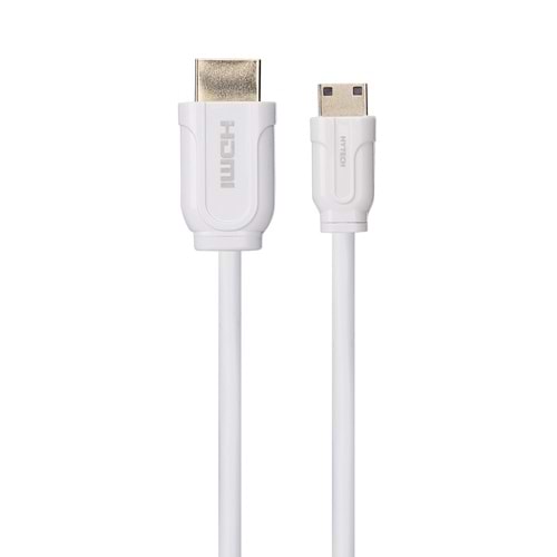 Hytech HY-W235 Mini HDMI to Mini HDMI 2m Altın Uçlu v1.4 3D Kablo