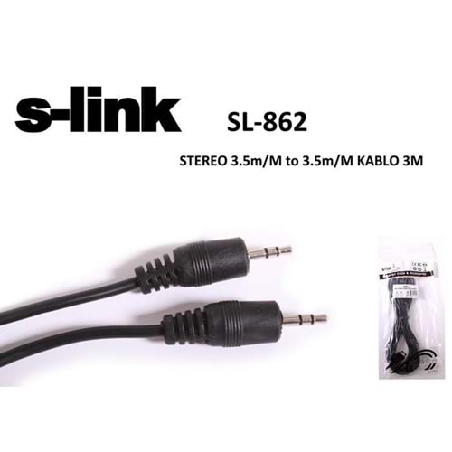 S-link SL-862 3m Stereo Ses Kablosu